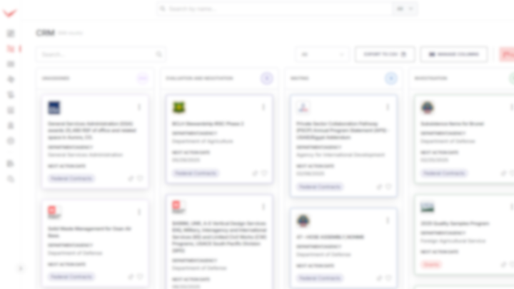 Manage Your Pipeline with GovFind’s Built-In CRM